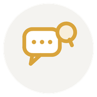 Make English Easier Speech bubbles icon - confident communication in English as a foreign language